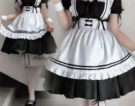 奇迹暖暖环游世界可爱女仆Cosplay服装...