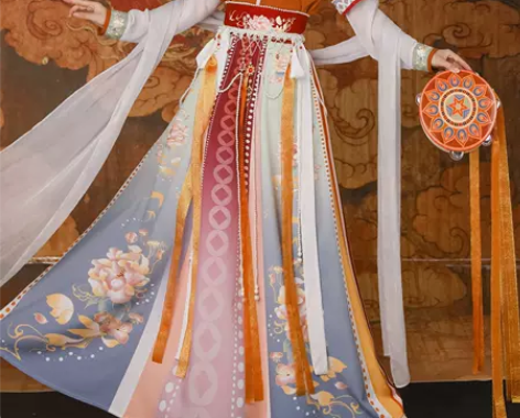 灵溪阁汉服女中国风原创坦领齐腰三件套日常敦...