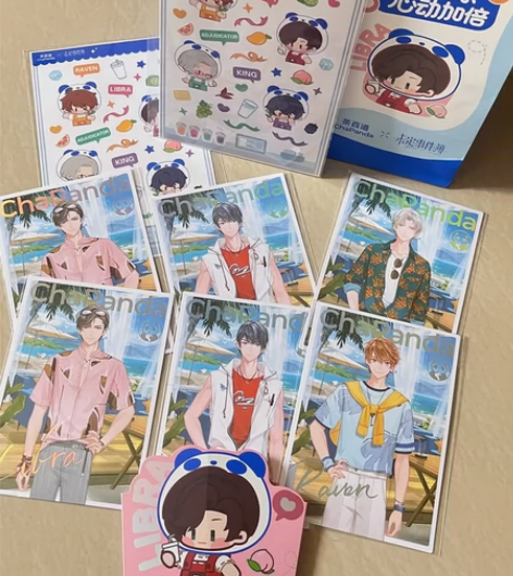 标价含邮。未定事件簿茶百道联名图上全部35...