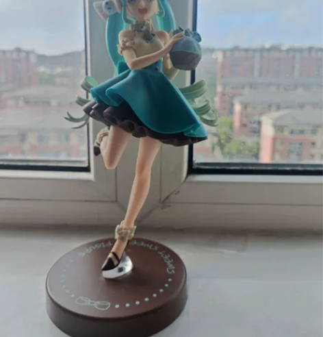 初音未来手办，薄荷巧克力，带底座版，19c...