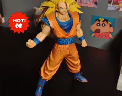 七龙珠 手办 超赛 孙悟空 gk 超三 黄...