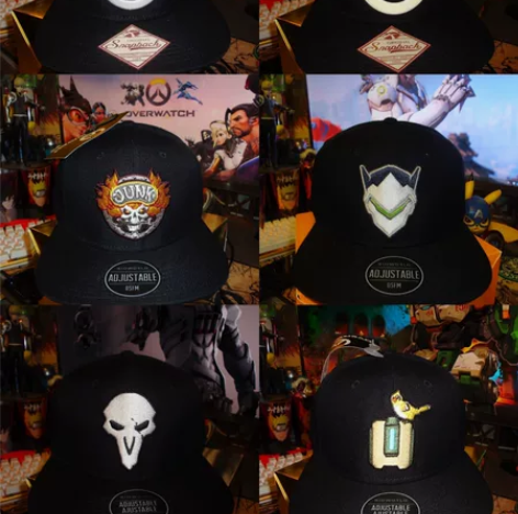 守望先F 暴雪周边 正版平沿帽 Blizz...