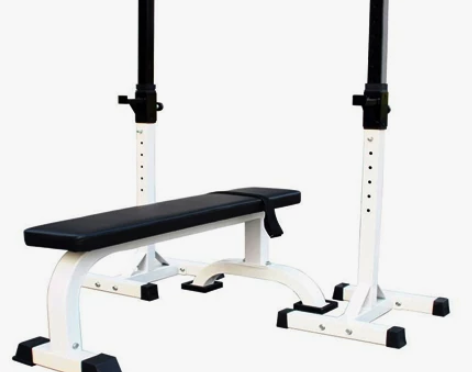 深蹲架可调节杠铃架举重床 卧推架家用健身器...