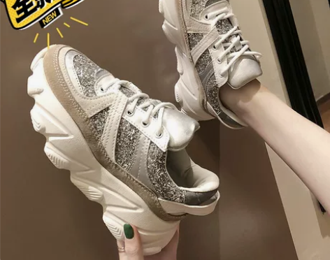 休闲运动鞋智熏鞋  老爹鞋女2022新款韩...