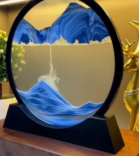 急急急转卖 轻奢3D流沙画摆件创意礼品生日...