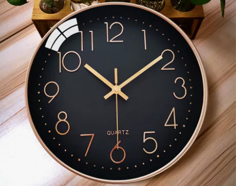 帝斓静音挂钟客厅卧室钟表现代简约钟家里闲置...