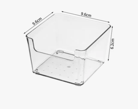 透明面膜盒子化妆品收纳盒桌面置物架卧室梳妆...