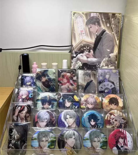 【包邮吧唧展示架】吧唧收纳盒谷子动漫徽章胸...