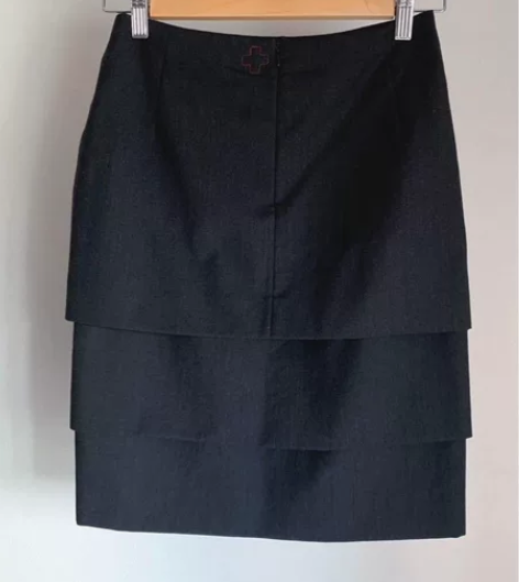 A.F.Vandevorst 羊毛半身裙 ...