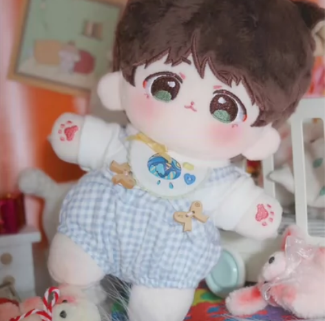 【出】出粘豆包棉花娃娃20cm，无属性，有...