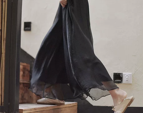 文艺棉麻阔腿裤女高腰垂感九分夏薄款宽松亚麻...