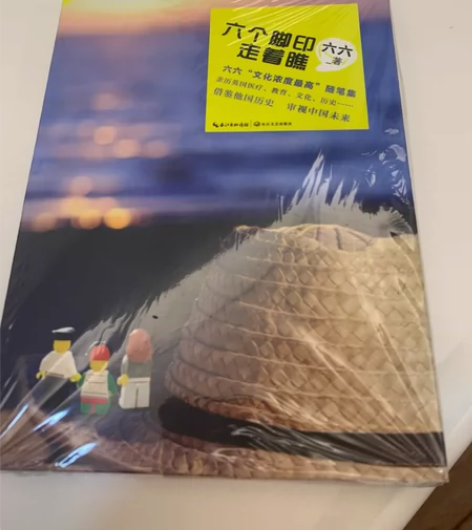 旅游随笔《六个脚印走着瞧》，新华书店正版，...